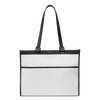 White with Black trim